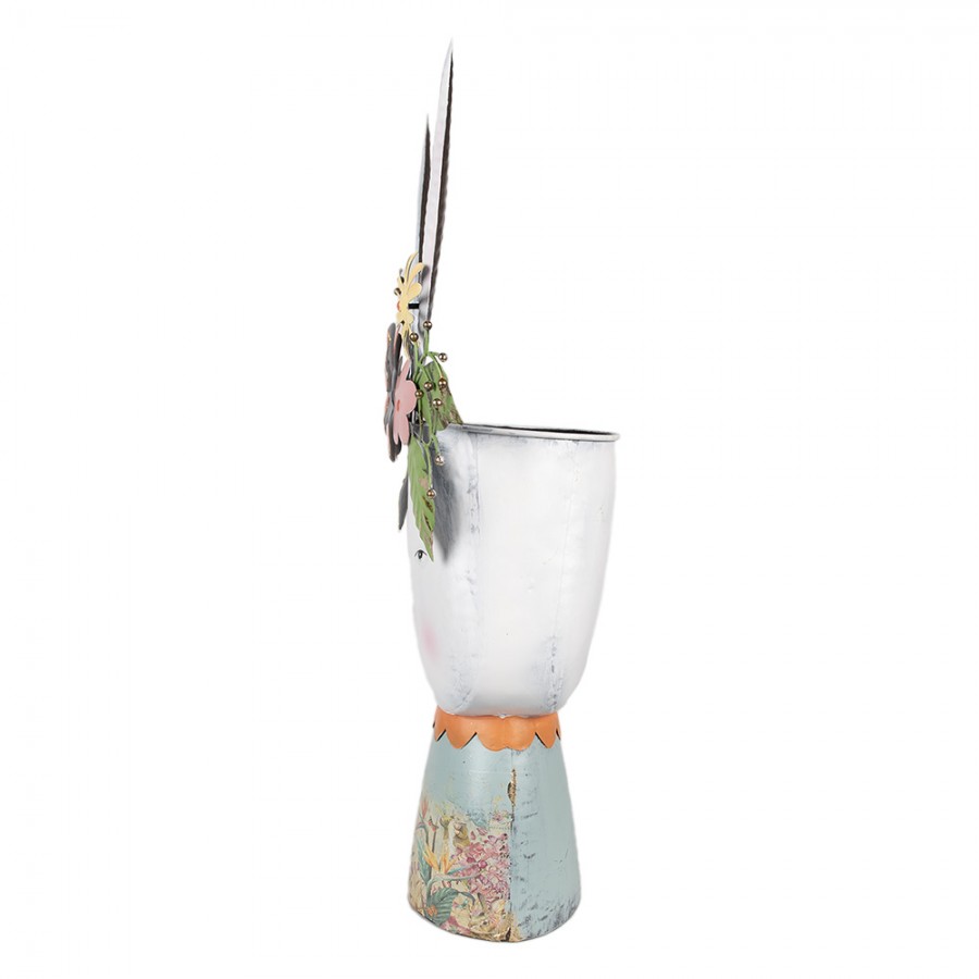 Vaso decorativo coniglio in metallo - H.62x19x29 cm - Clayre e Eef